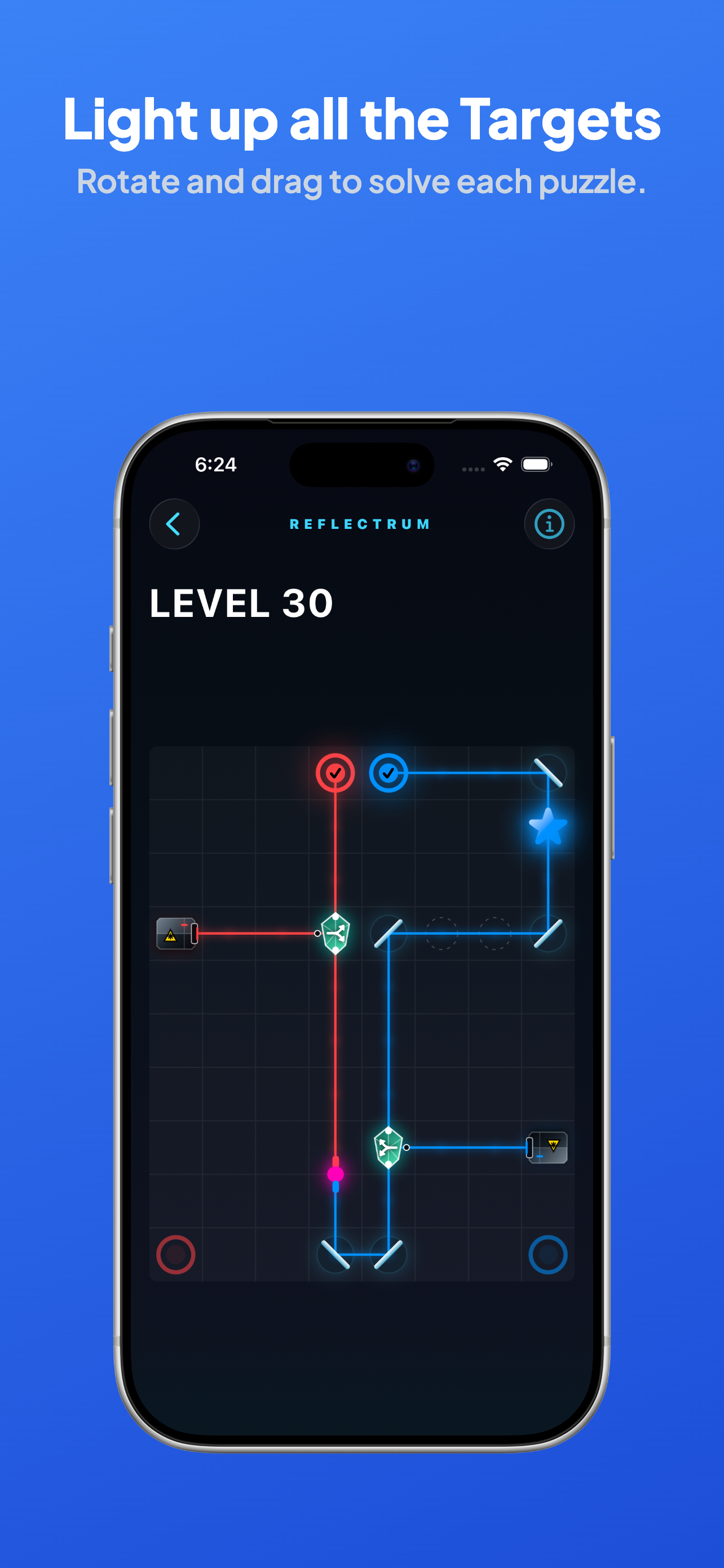 Reflectrum light puzzle App Store showcase