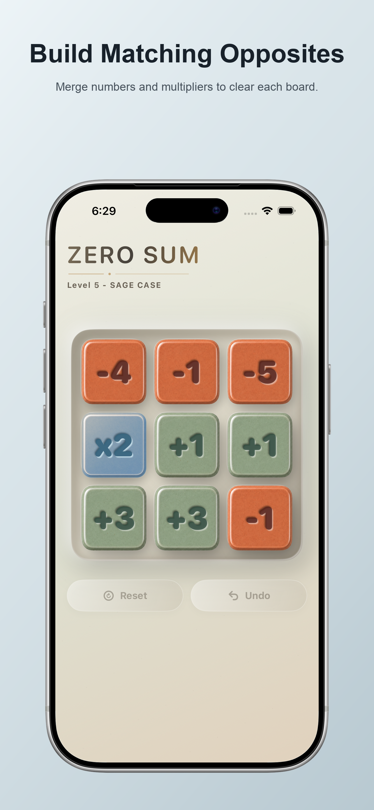 Build Matching Opposites App Store showcase