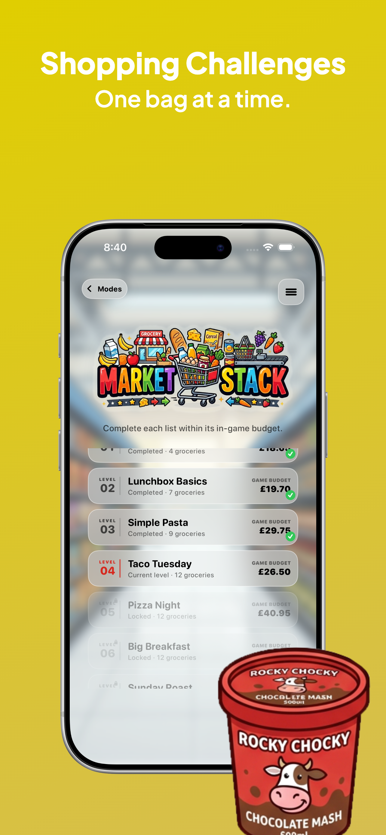 Shopping Challenge App Store showcase
